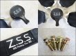 画像3: Z.S.S. ZSS 4点式 レーシングハーネス シートベルト ブラック 黒 カムロック式 3インチ ハーネス 汎用品 (3)