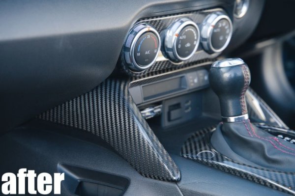 画像6: ドライカーボン インテリアパネル ND5RC ND5RE ロードスター コンソールカバー (6)