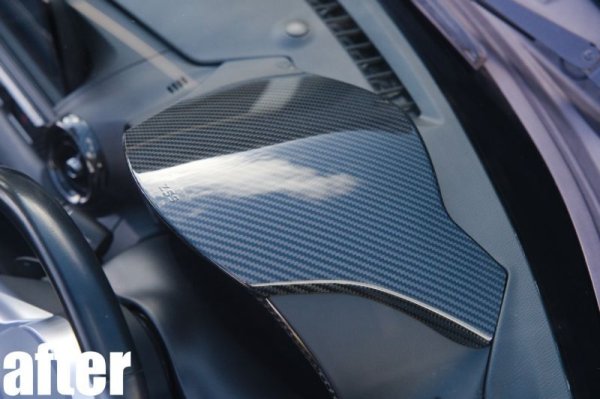 画像10: ドライカーボン インテリアパネル ND5RC ND5RE ロードスター メーターフード カバー (10)