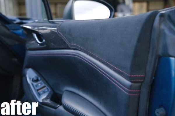 画像9: ドライカーボン ウルトラスエード インテリアパネル ND5RC ND5RE ロードスター ドアトリム ドアパネル 3点セット (9)