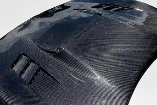 画像2: Z.S.S. ZSS ZN6 86 ハチロク ZC6 BRZ 綾織り ダクト付き エアロ カーボンボンネット (2)