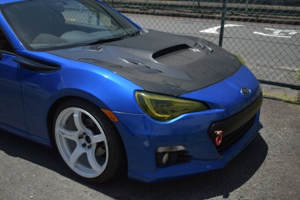 画像10: Z.S.S. ZSS ZN6 86 ハチロク ZC6 BRZ 綾織り ダクト付き エアロ カーボンボンネット (10)