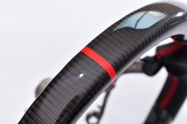 画像14: Z.S.S. ステアリング ハンドル 純正交換タイプ ZN6 後期 ZN8 ZD8 BRZ カーボン レザー (14)