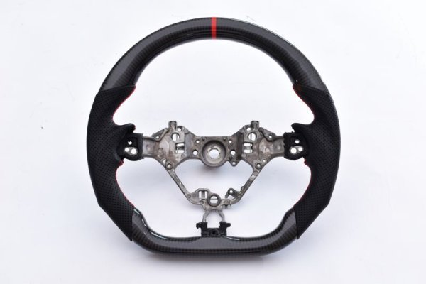 画像10: Z.S.S. ステアリング ハンドル 純正交換タイプ ZN6 後期 ZN8 ZD8 BRZ カーボン レザー (10)
