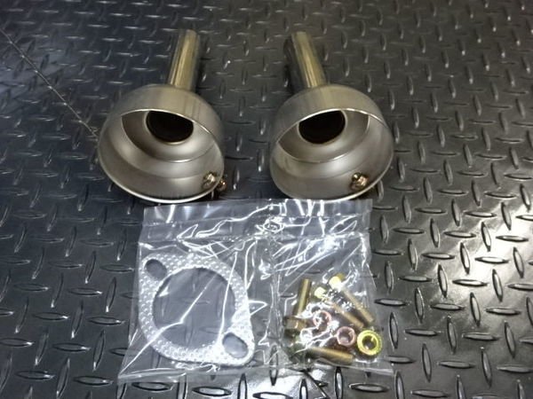 画像7: Z.S.S. Attack-ST Y51 KY51 日産 フーガ ストレート マフラー 左右出し 直管 オールステンレス 競技用 サイレンサー付 ZSS (7)