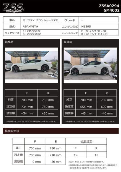 画像2: 車高調 RIGEL MASERATI GRAN TURISMO マセラティ グラントゥーリズモ (2)