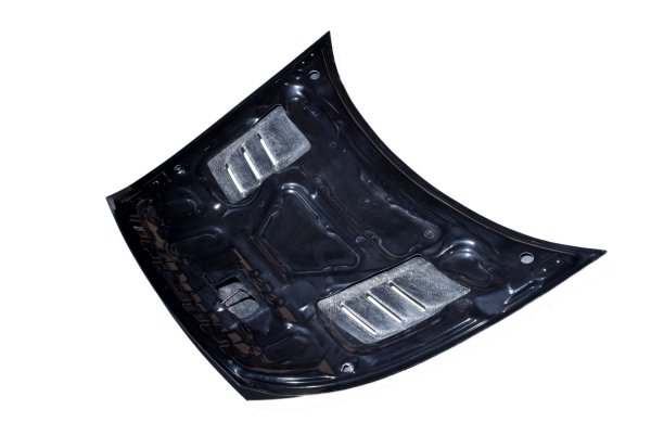 画像6: Z.S.S. ZSS L880K コペン COPEN 綾織り ダクト付き エアロ カーボンボンネット (6)