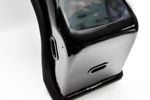 画像13: Z.S.S. フルバケットシート フルバケ ブラック FRPシェル シルバーステッチ 銀 背面カバー付き 裏ロゴ (13)