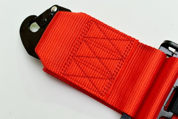 画像5: Z.S.S. 5点式 シートベルト レーシングハーネス カムロック レッド (5)