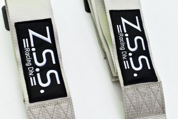 画像6: Z.S.S. 5点式 シートベルト レーシングハーネス カムロック シルバー (6)