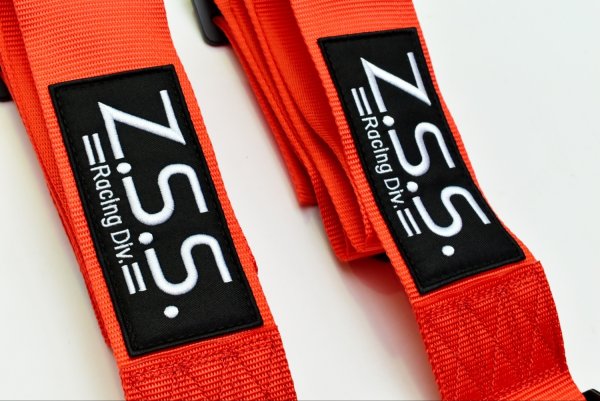 画像6: Z.S.S. 5点式 シートベルト レーシングハーネス カムロック レッド (6)