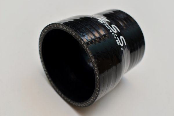 画像2: Z.S.S. シリコン ラジエターホース Φ60→Φ70 72mm 汎用 異径 変換 ストレートホース ブラック (2)