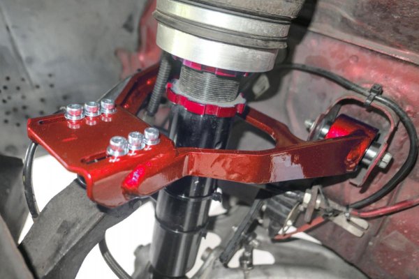 画像3: RX-7 FD3Sフロント アッパー キャンバー キット ピロボール仕様 (3)