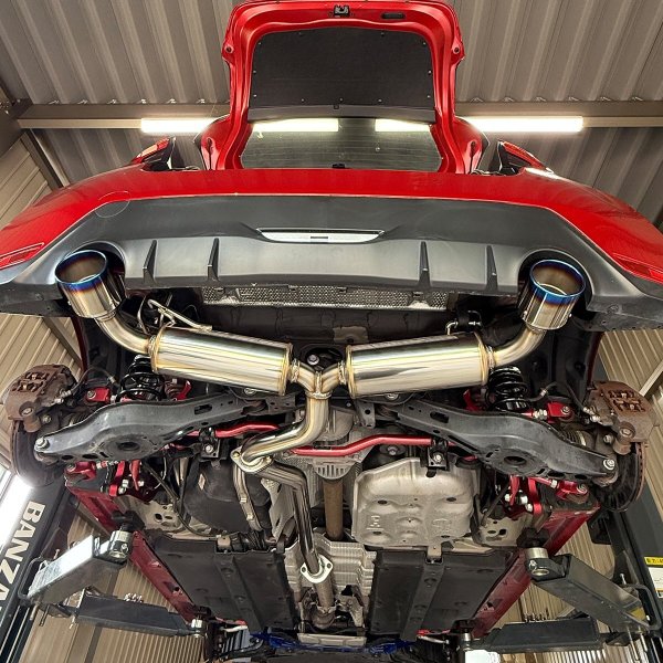 画像8: Tiテール 左右出しマフラー(競技専用) (8)